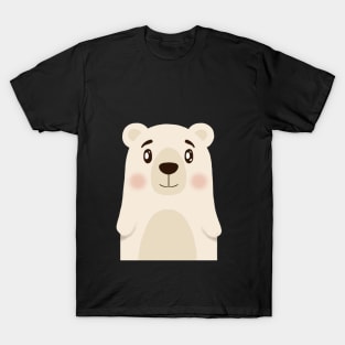 Polar Bear Nursery Illustration T-Shirt